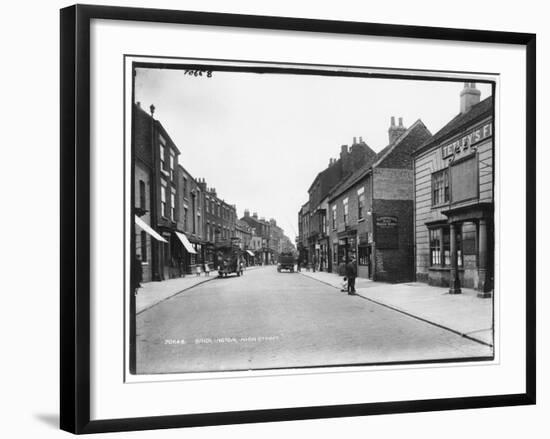 High Street Bridlington East Riding of Yorkshire-null-Framed Photographic Print