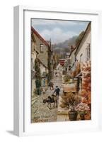 High Street, Clovelly-Alfred Robert Quinton-Framed Giclee Print