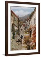 High Street, Clovelly-Alfred Robert Quinton-Framed Giclee Print