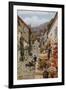 High Street, Clovelly-Alfred Robert Quinton-Framed Giclee Print