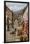 High Street, Clovelly-Alfred Robert Quinton-Framed Giclee Print