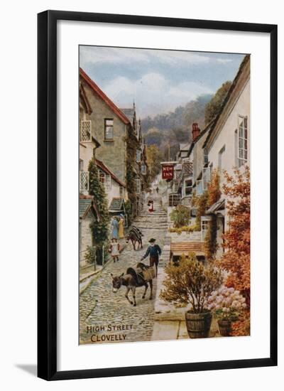 High Street, Clovelly-Alfred Robert Quinton-Framed Giclee Print