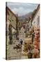 High Street, Clovelly-Alfred Robert Quinton-Stretched Canvas