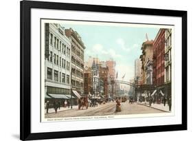 High Street, Columbus, Ohio-null-Framed Premium Giclee Print