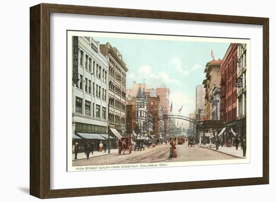 High Street, Columbus, Ohio-null-Framed Art Print