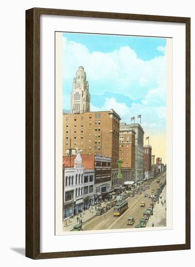 High Street, Columbus, Ohio-null-Framed Art Print