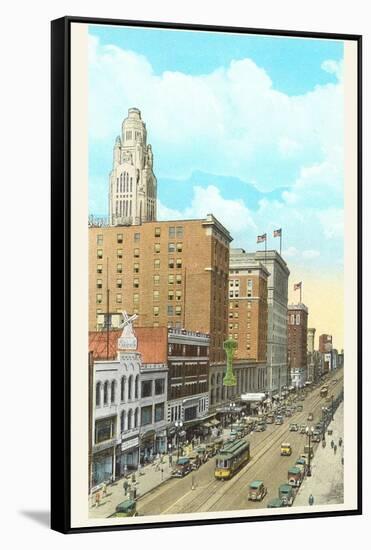 High Street, Columbus, Ohio-null-Framed Stretched Canvas