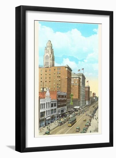 High Street, Columbus, Ohio-null-Framed Art Print