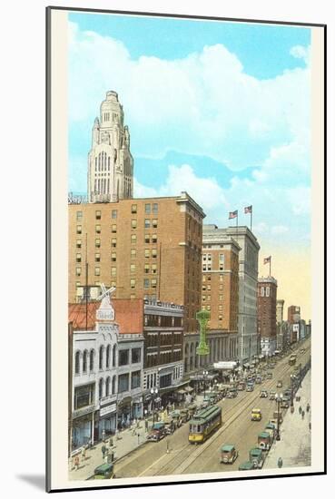 High Street, Columbus, Ohio-null-Mounted Art Print