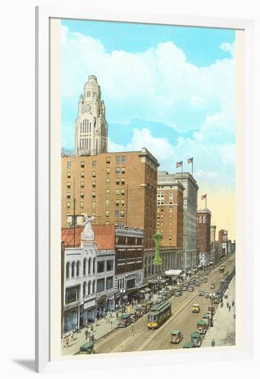 High Street, Columbus, Ohio-null-Framed Art Print