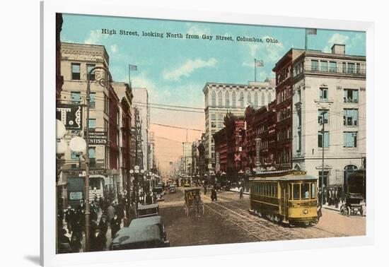 High Street, Columbus, Ohio-null-Framed Art Print