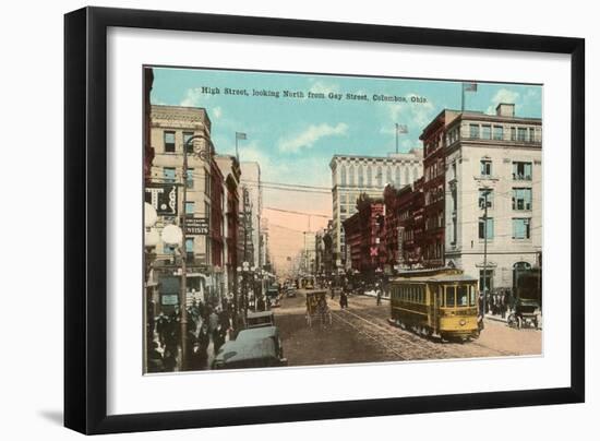 High Street, Columbus, Ohio-null-Framed Art Print