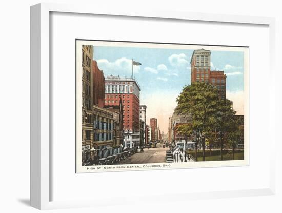 High Street, Columbus, Ohio-null-Framed Art Print