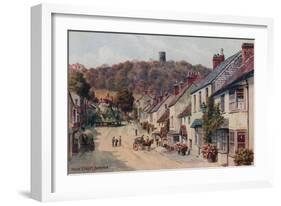 High Street, Dunster-Alfred Robert Quinton-Framed Giclee Print