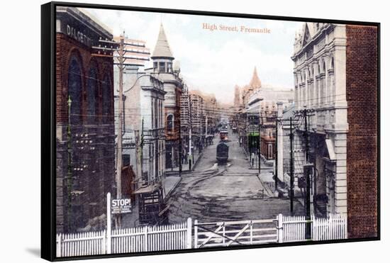 High Street, Fremantle, Australia, C1900s-null-Framed Stretched Canvas