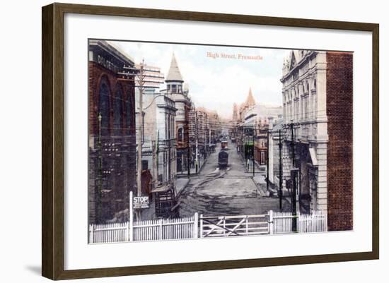 High Street, Fremantle, Australia, C1900s-null-Framed Giclee Print