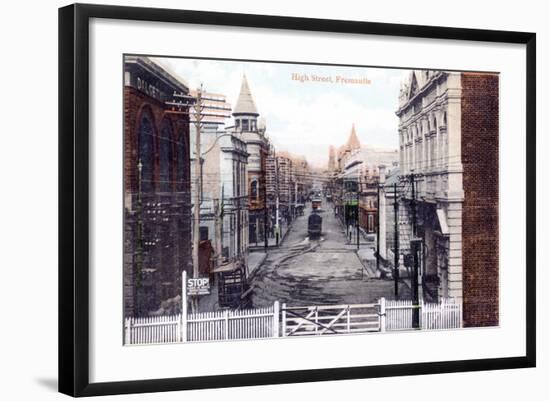 High Street, Fremantle, Australia, C1900s-null-Framed Giclee Print