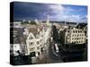 High Street from Carfax Tower, Oxford, Oxfordshire, England, United Kingdom-Walter Rawlings-Stretched Canvas