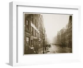 High Street, Glasgow, C.1878 (B/W Photo)-Thomas Annan-Framed Premium Giclee Print