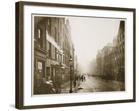 High Street, Glasgow, C.1878 (B/W Photo)-Thomas Annan-Framed Giclee Print