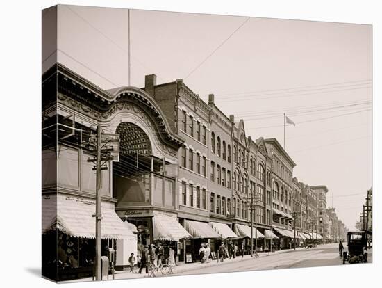 High Street, Holyoke, Mass.-null-Stretched Canvas