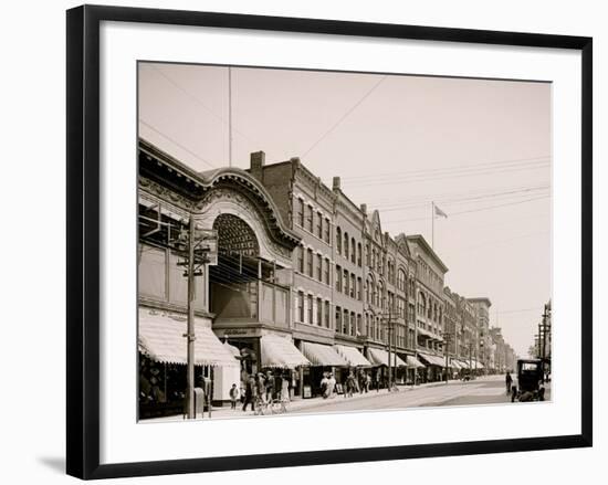 High Street, Holyoke, Mass.-null-Framed Photo