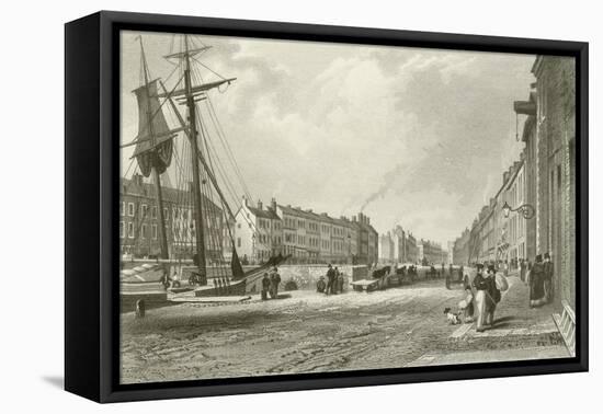 High Street in Belfast-Thomas Mann Baynes-Framed Stretched Canvas