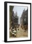 High Street in Edinburgh-Telemaco Signorini-Framed Giclee Print