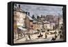 High Street in Richmond, Virginia, During the Civil War, 1862-null-Framed Stretched Canvas