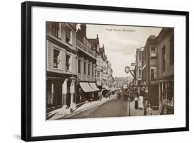 High Street in Winchester-null-Framed Photographic Print