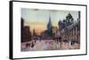 High Street, Oxford-William Matthison-Framed Stretched Canvas