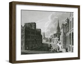 High Street, Oxford-T Whessell-Framed Art Print