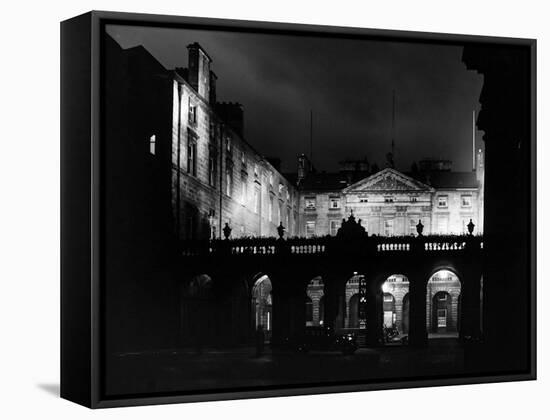 High Street Undergoes Experimental Floodlighting, Edinburgh-null-Framed Stretched Canvas