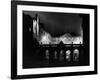 High Street Undergoes Experimental Floodlighting, Edinburgh-null-Framed Photographic Print