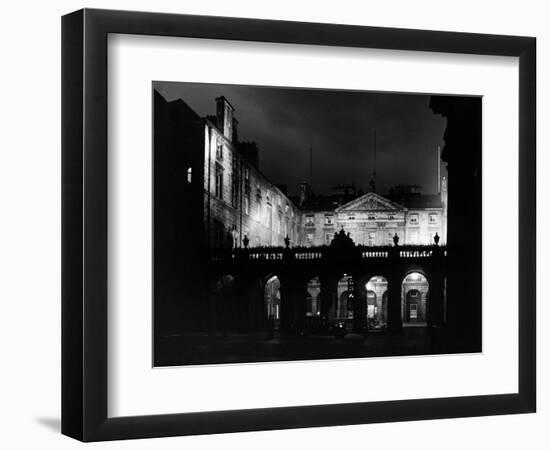 High Street Undergoes Experimental Floodlighting, Edinburgh-null-Framed Photographic Print