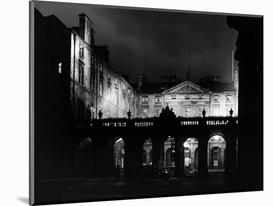 High Street Undergoes Experimental Floodlighting, Edinburgh-null-Mounted Photographic Print