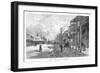 High Street, West Maitland, New South Wales, Australia, 1886-Albert Henry Fullwood-Framed Giclee Print
