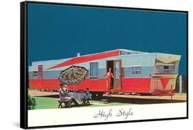 High Style, Big Trailer, Retro-null-Framed Stretched Canvas