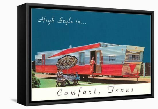 High Style in Comfort, Texas-null-Framed Stretched Canvas