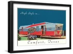 High Style in Comfort, Texas-null-Framed Art Print