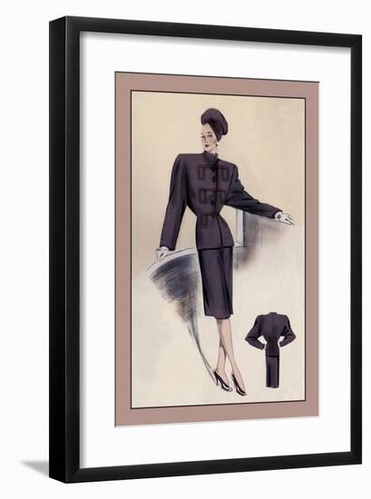 High Styled Suit-null-Framed Art Print