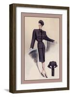 High Styled Suit-null-Framed Art Print