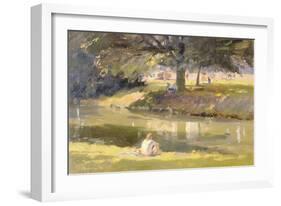 High Summer, Castle Grounds, Hertford, 1988-Trevor Chamberlain-Framed Giclee Print