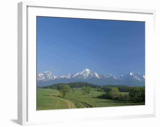 High Tatra Mountains from Near Poprad, Slovakia-Upperhall-Framed Photographic Print