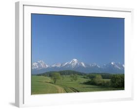 High Tatra Mountains from Near Poprad, Slovakia-Upperhall-Framed Photographic Print