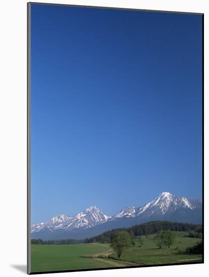 High Tatra Mountains from Near Poprad, Slovakia-Upperhall-Mounted Photographic Print