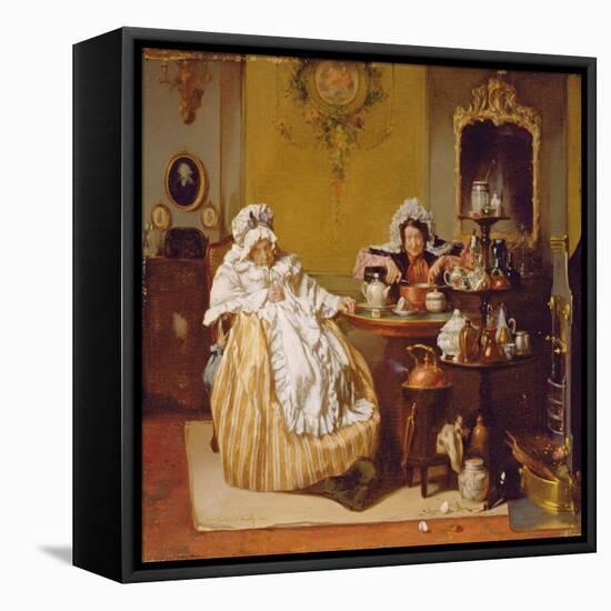 High Tea, 1866-Alexander Hugo Bakker-Korff-Framed Stretched Canvas