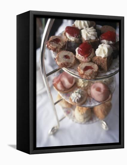 High Tea in Stanley Park, Vancouver, British Columbia, Canada-Connie Ricca-Framed Stretched Canvas