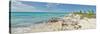 High tide at Playa Sirenas, Cayo Largo, Cuba-null-Stretched Canvas