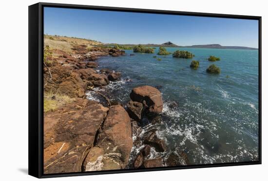 High Tide in Camden Harbour, Kimberley, Western Australia, Australia, Pacific-Michael Nolan-Framed Stretched Canvas